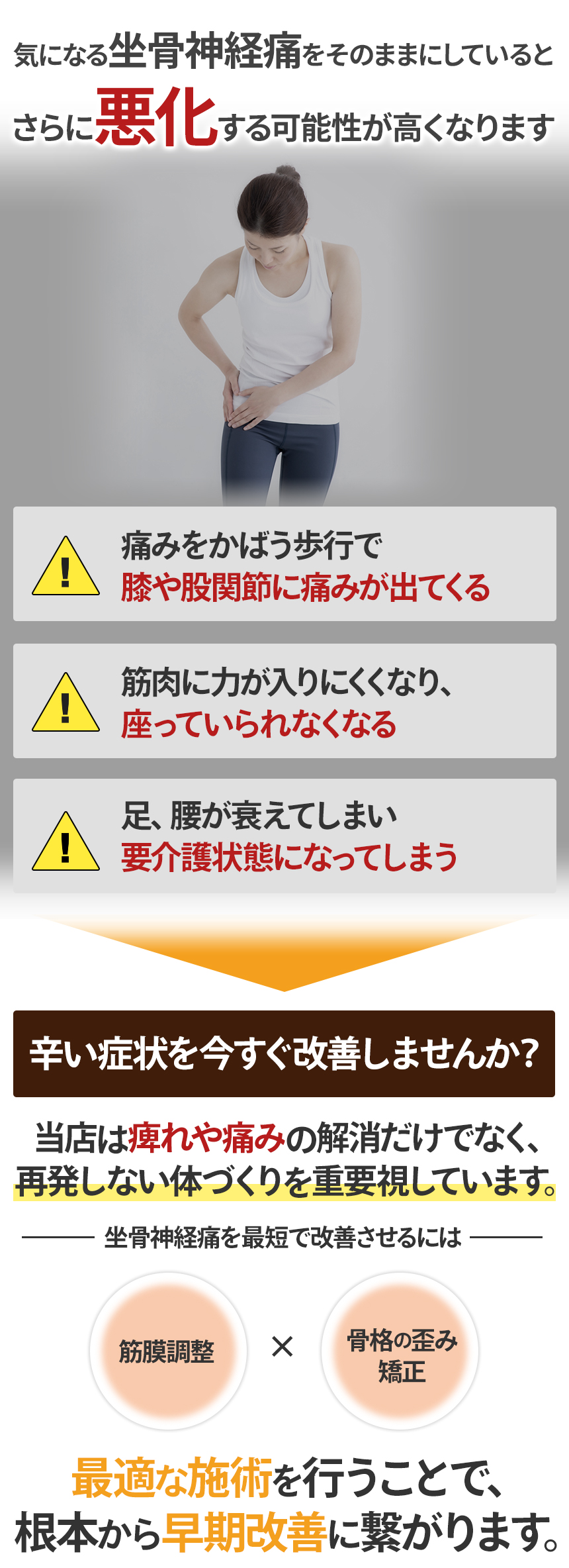 そのまま坐骨神経痛